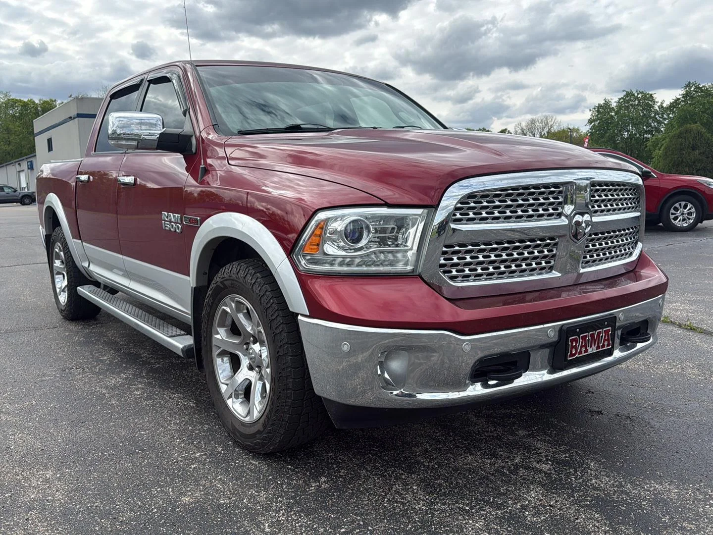Used 2015 Deep Cherry Red Crystal Pearlcoat Ram Laramie image 4