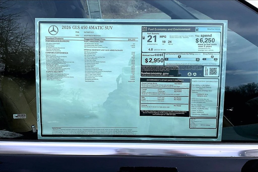 New 2026 Black Mercedes-Benz GLS 450 image 14