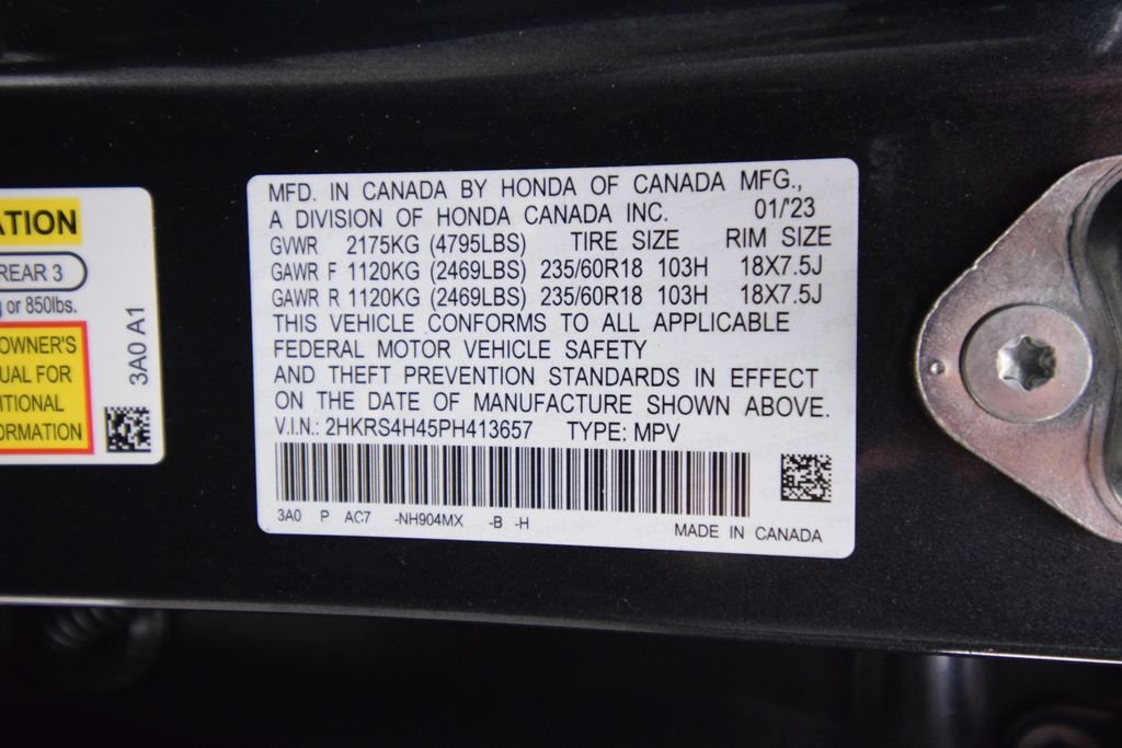Used 2023 Meteorite Gray Metallic Honda EX image 29