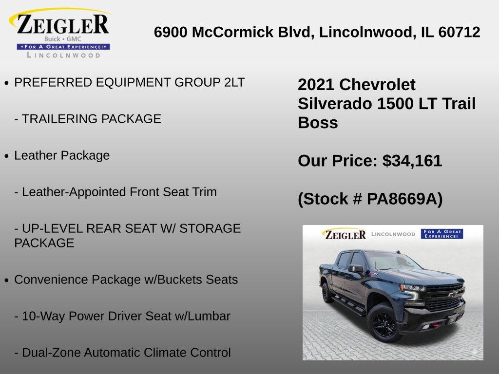 2021 Chevrolet Silverado 1500 LT Trail Boss - Photo 36