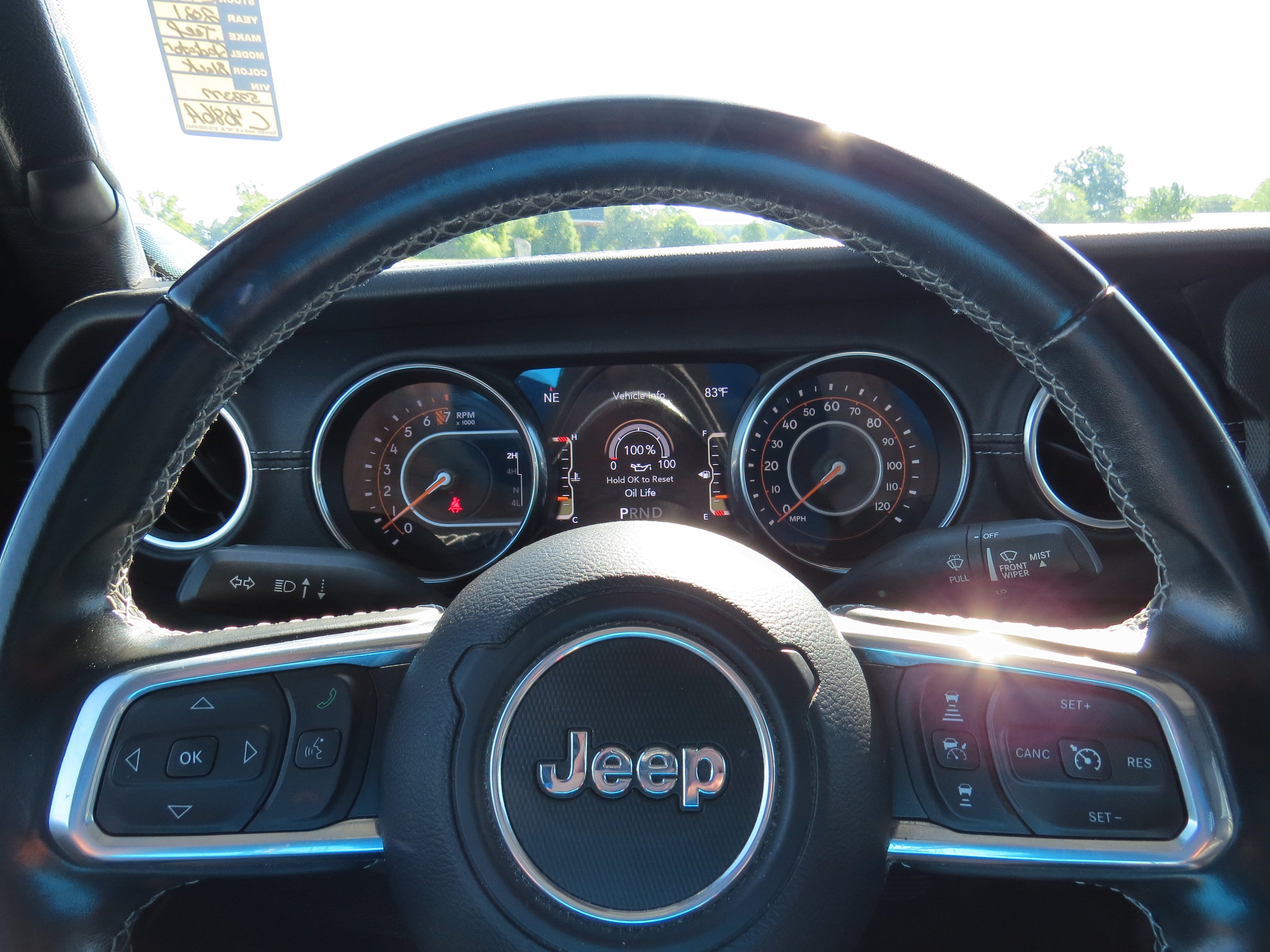 Used 2021 Black Clearcoat Jeep Overland image 25