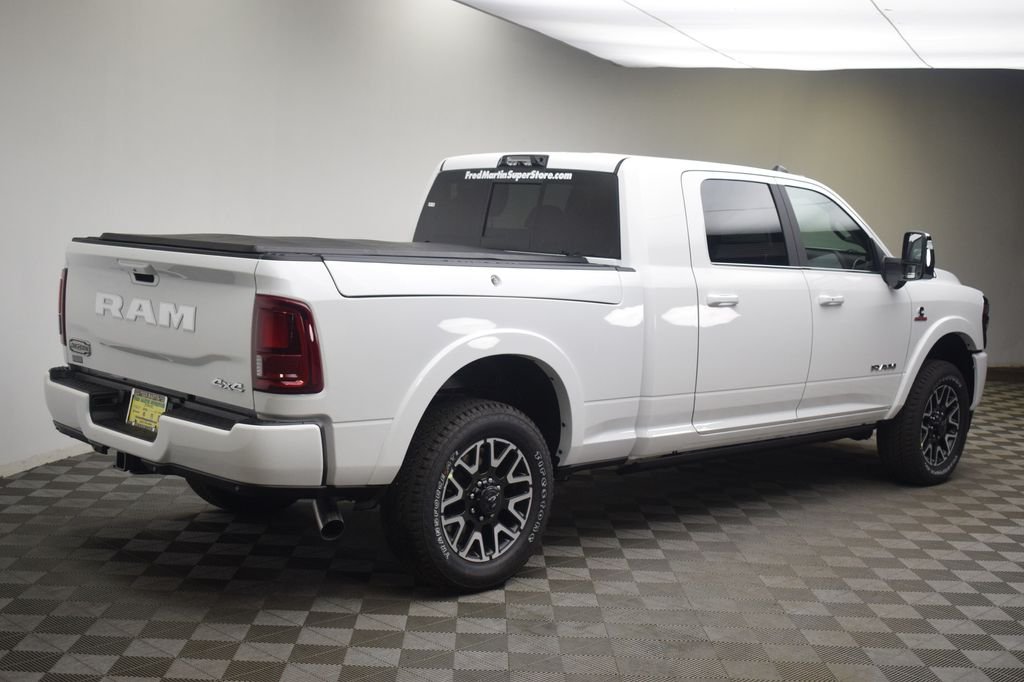 New 2026 Bright White Clear-Coat Exterior Paint RAM Limited Longhorn image 6