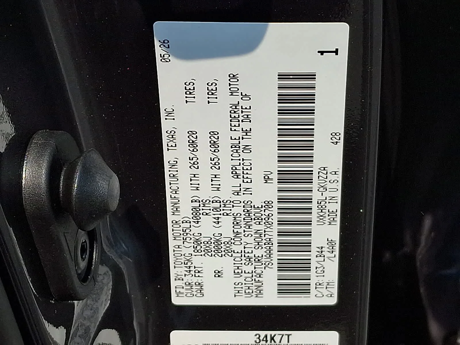 New 2026 Magnetic Gray Metallic Toyota  1794 Edition image 23