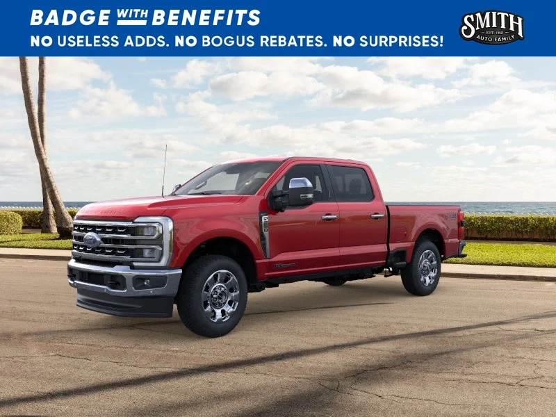 New 2026 Ruby Red Metallic Tinted Clearcoat Ford F-250® Lariat® image 1