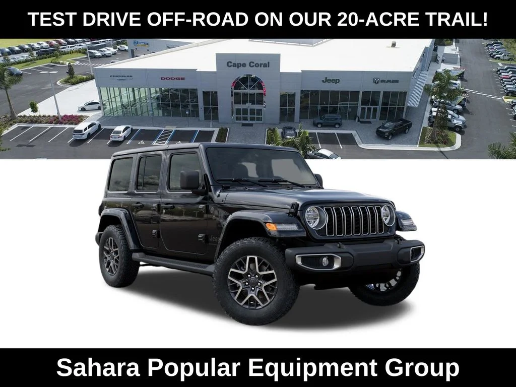 New 2026 Black Clear-Coat Exterior Paint Jeep Sahara image 5