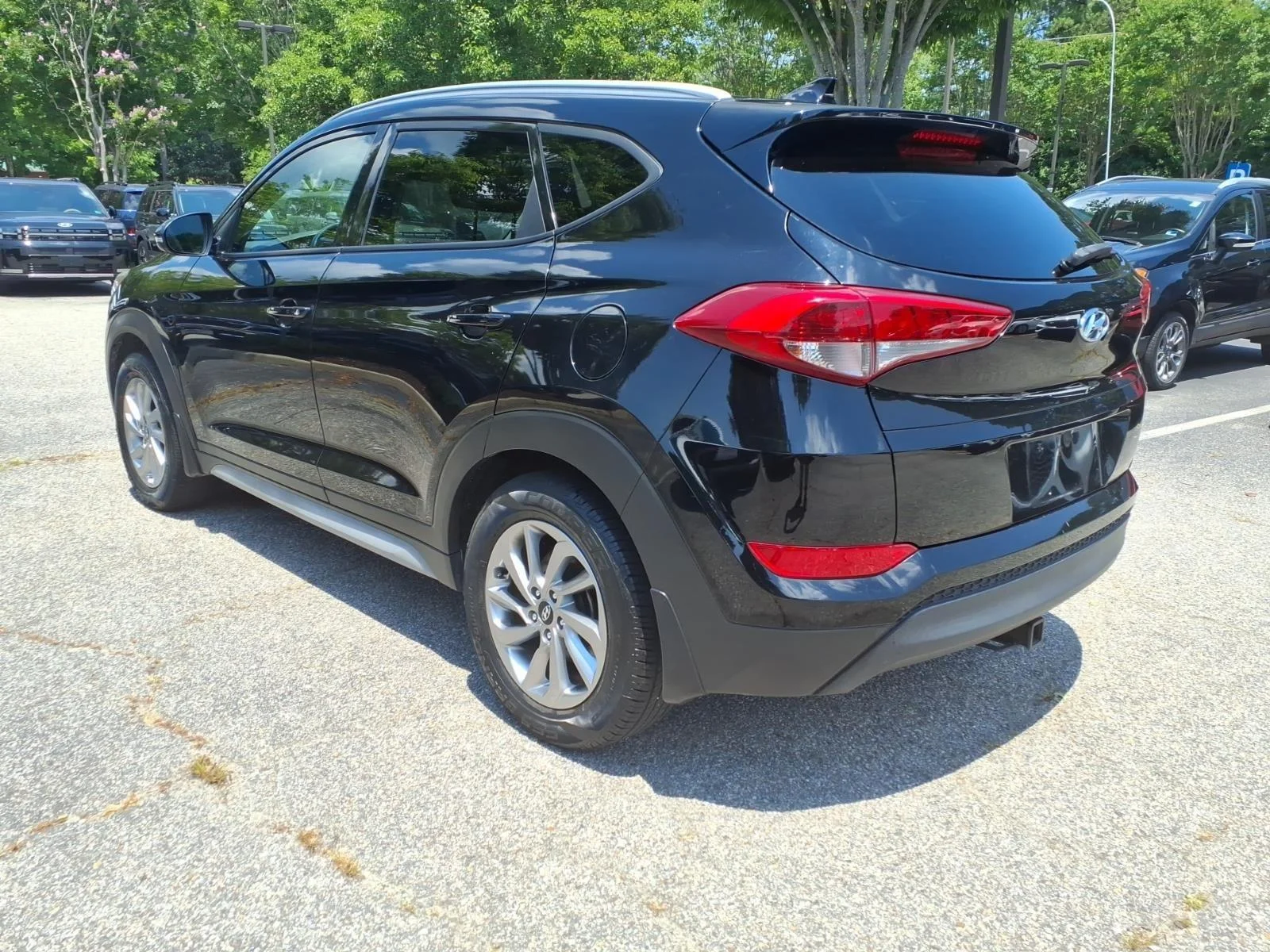 Used 2018 Black Noir Pearl Hyundai SEL Plus image 8
