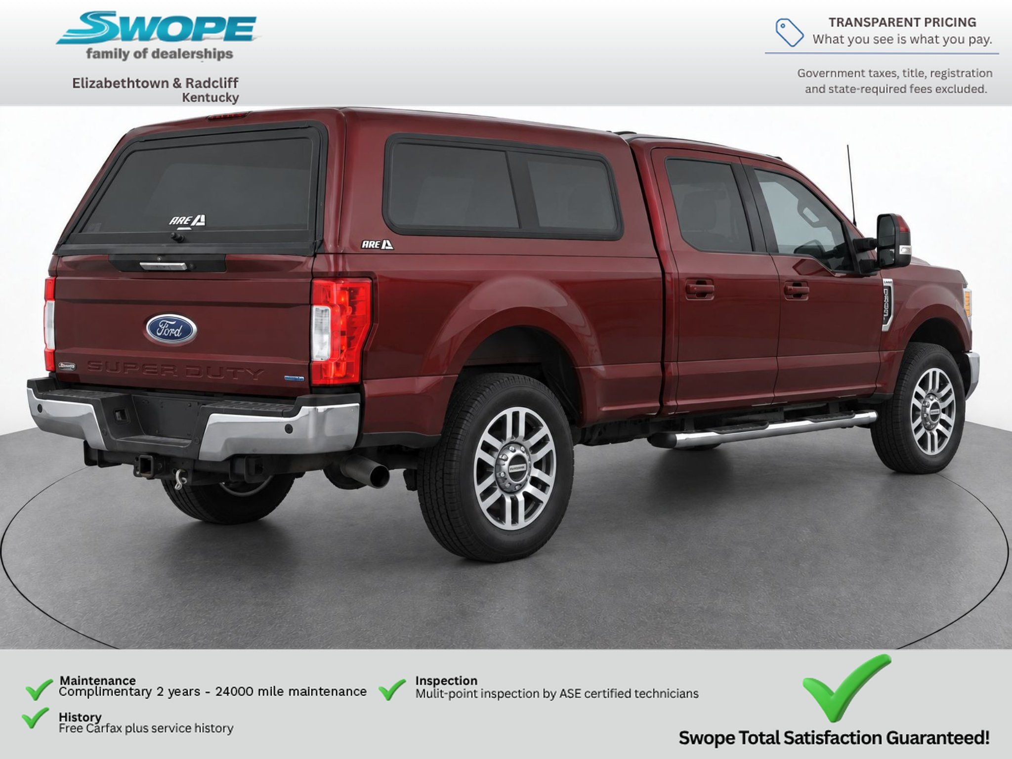 Used 2017 Bronze Fire Metallic Ford Lariat image 4