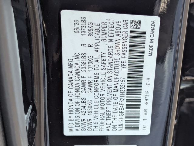 New 2026 Crystal Black Pearl Honda Sport Touring image 23