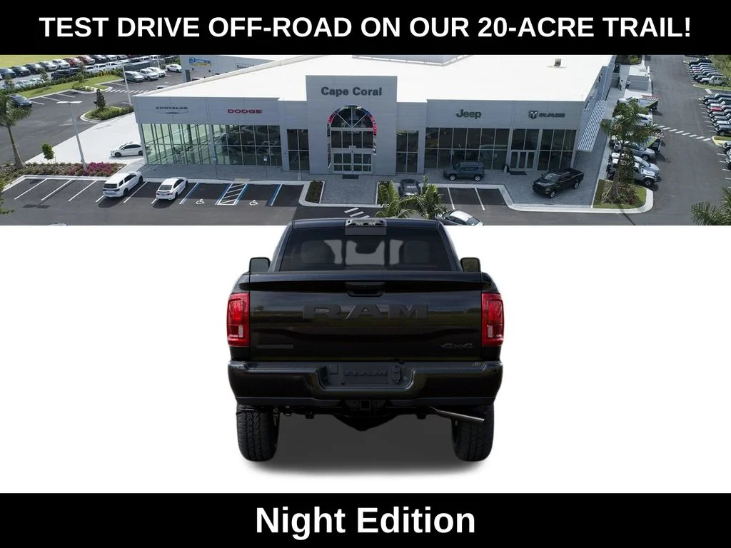 New 2026 Diamond Black Crystal Pearl-Coat Exterior Paint RAM Big Horn image 8