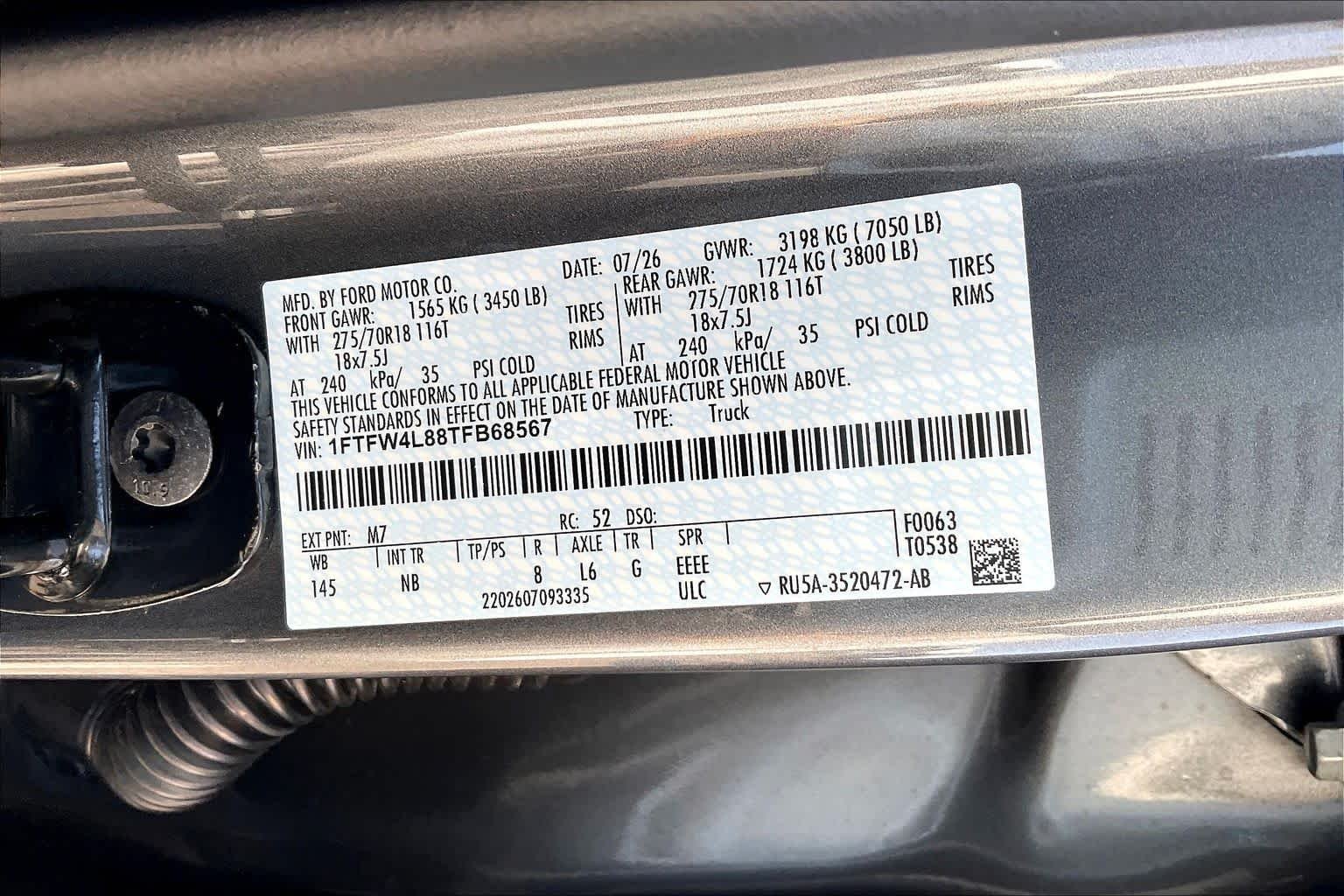 New 2026 Carbonized Gray Metallic Ford Tremor® image 20
