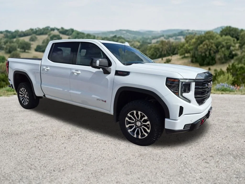 Used 2023 Summit White GMC AT4 image 1