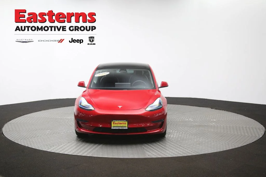Used 2021 Red Tesla Standard Range Plus image 45