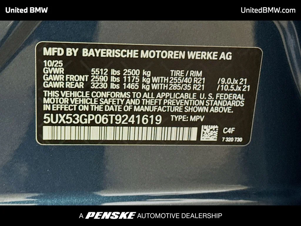 Used 2026 Arctic Race Blue metallic BMW 30 xDrive image 15