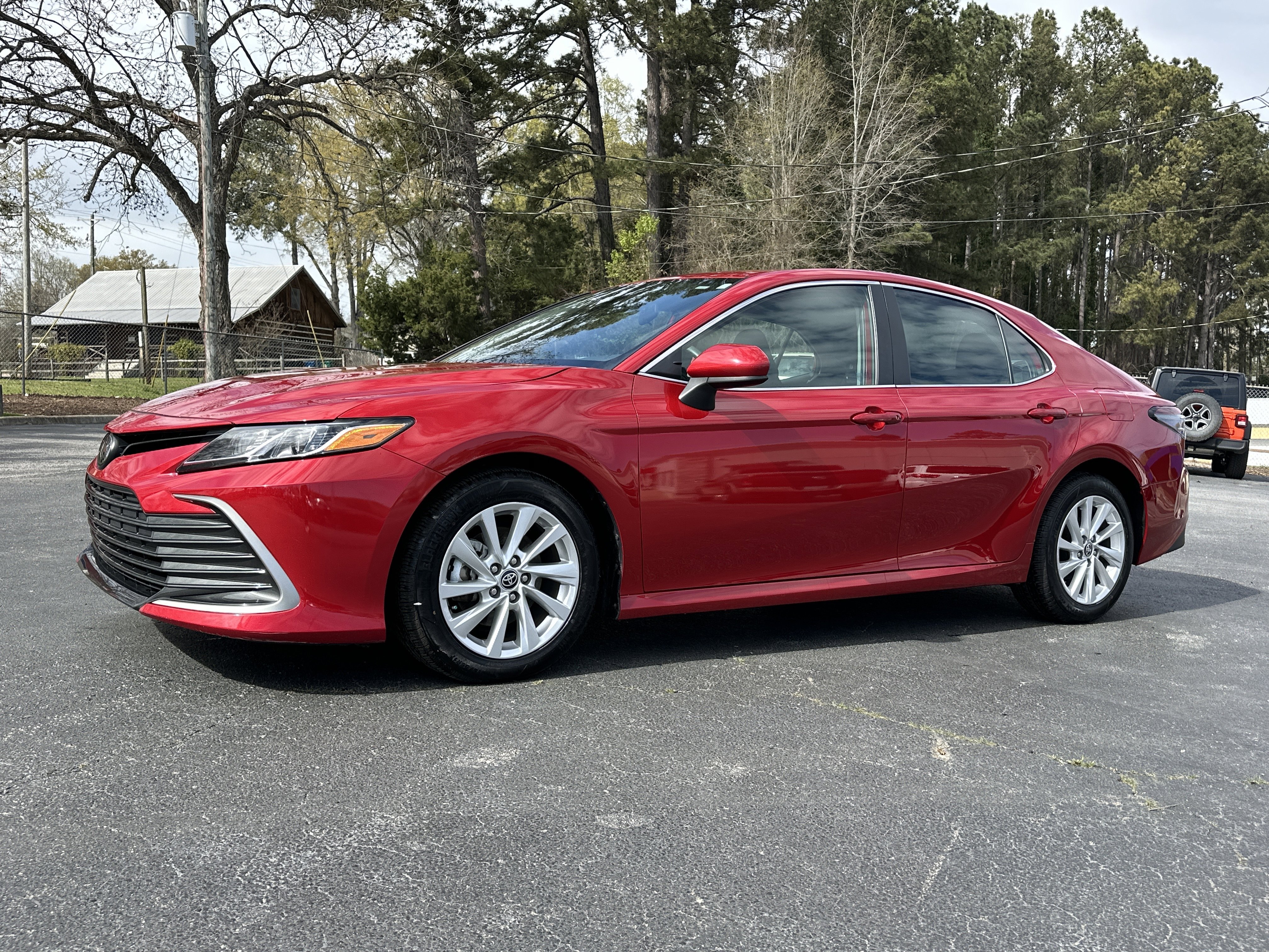 Used 2024 Red Toyota LE image 4