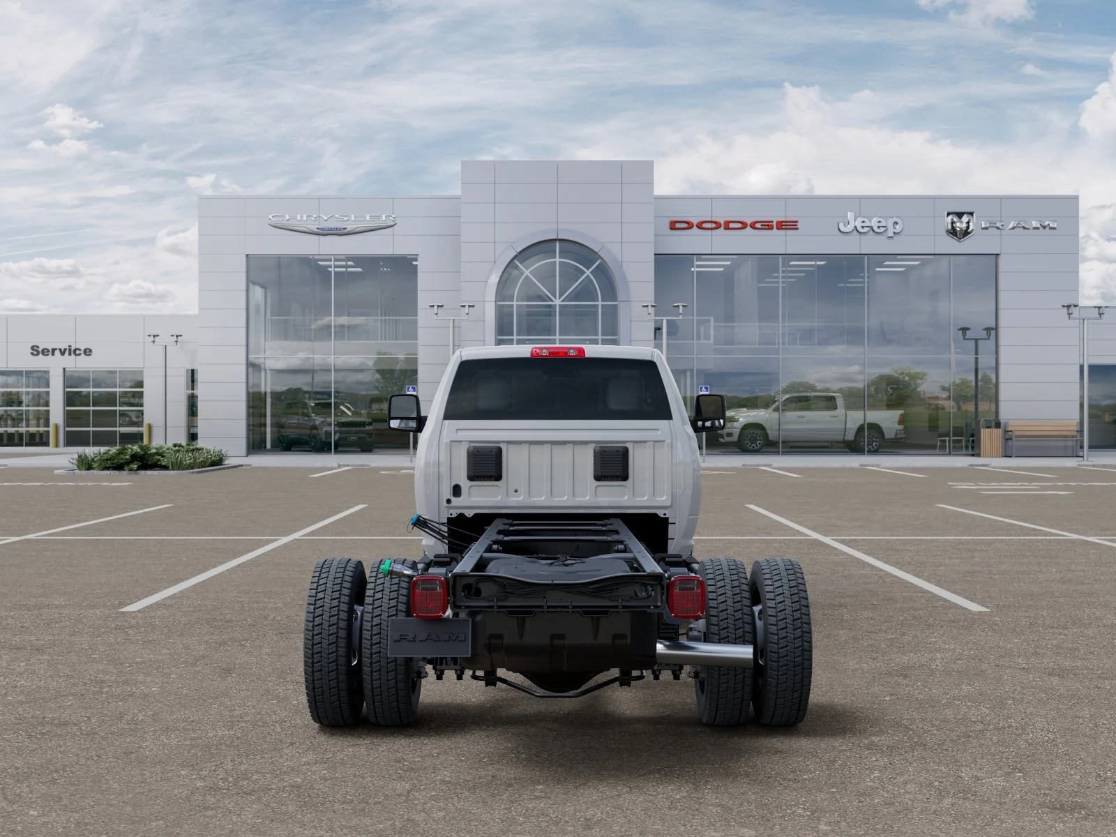New 2025 Bright White Clearcoat RAM Tradesman image 39