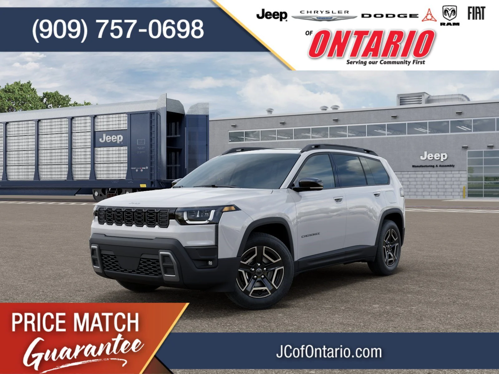 New 2026 Bright White Clear-Coat Exterior Paint Jeep Limited image 1