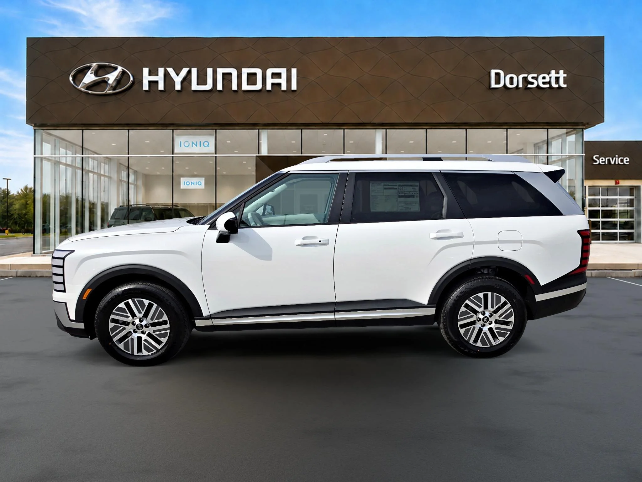 New 2027 Creamy White Pearl Hyundai SEL 7P image 9