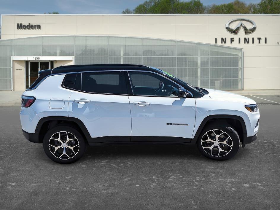Used 2024 Bright White Clearcoat Jeep Limited image 3