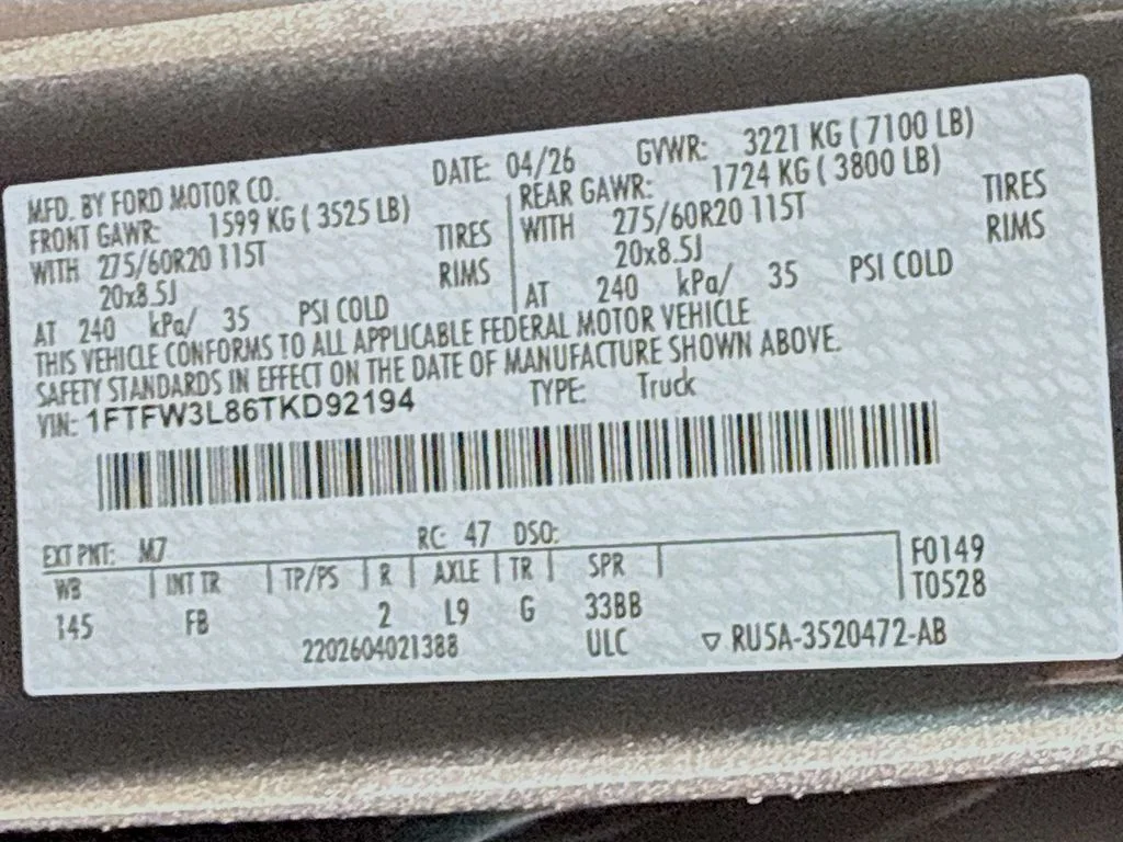 New 2026 Carbonized Gray Metallic Ford XLT image 32