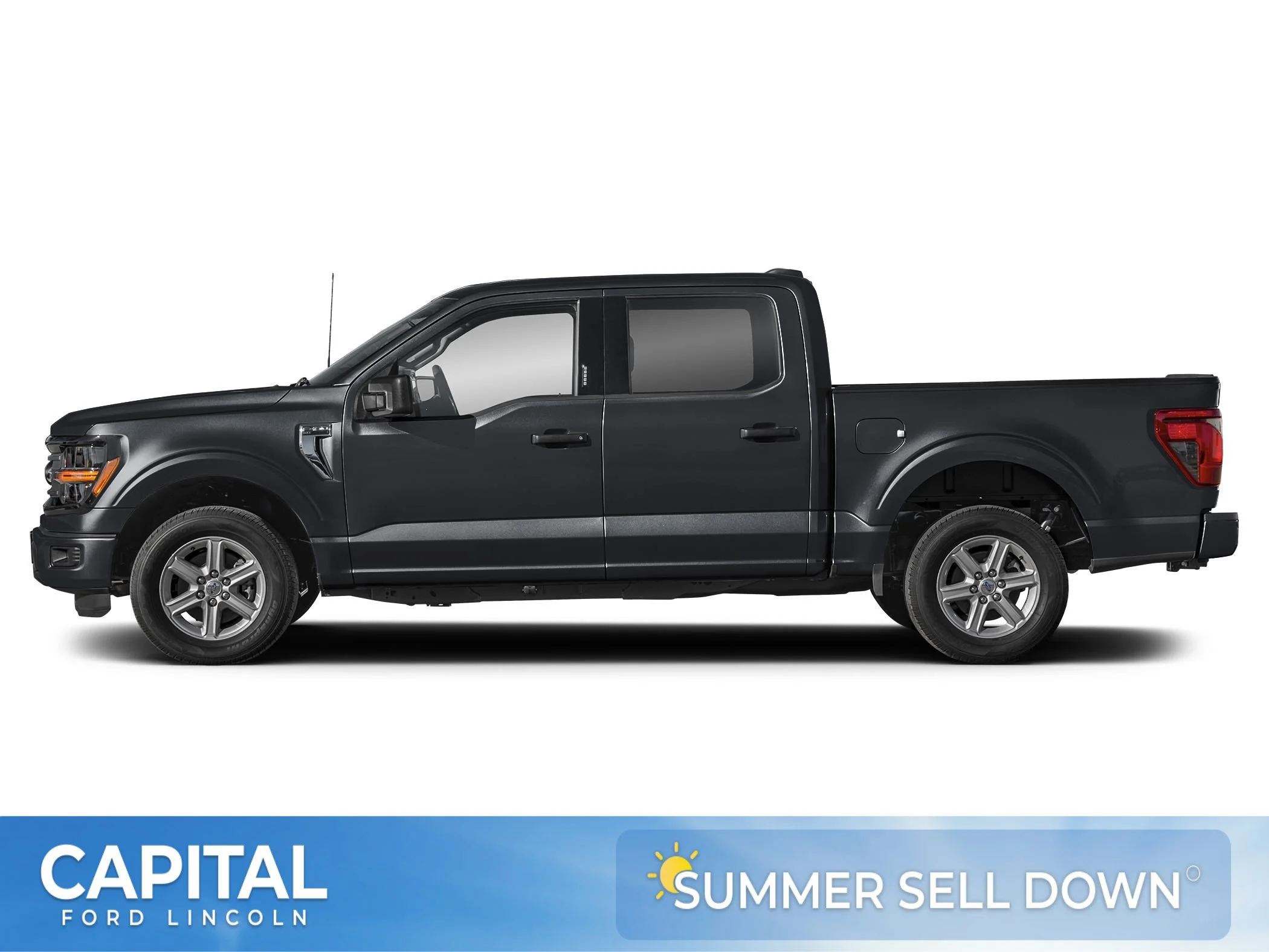New 2026 Agate Black Metallic Ford XLT image 1