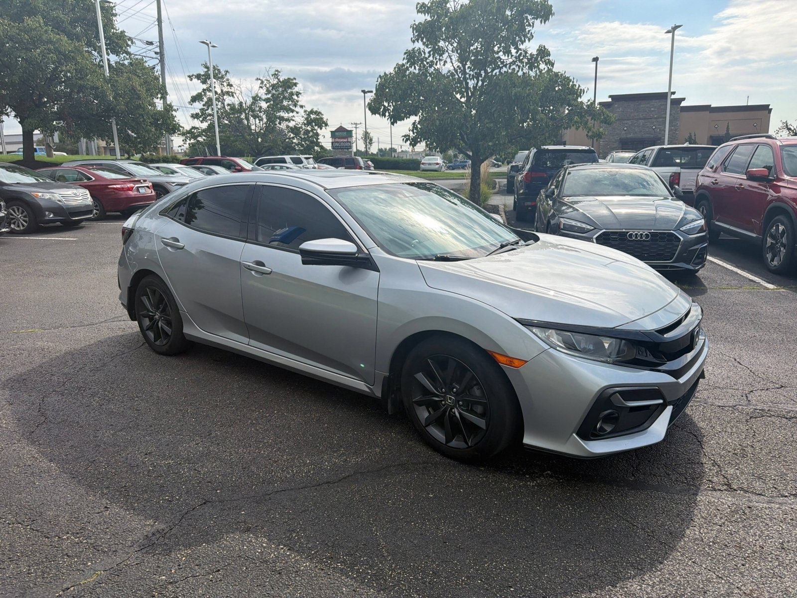 Used 2021 Lunar Silver Metallic Honda EX image 18
