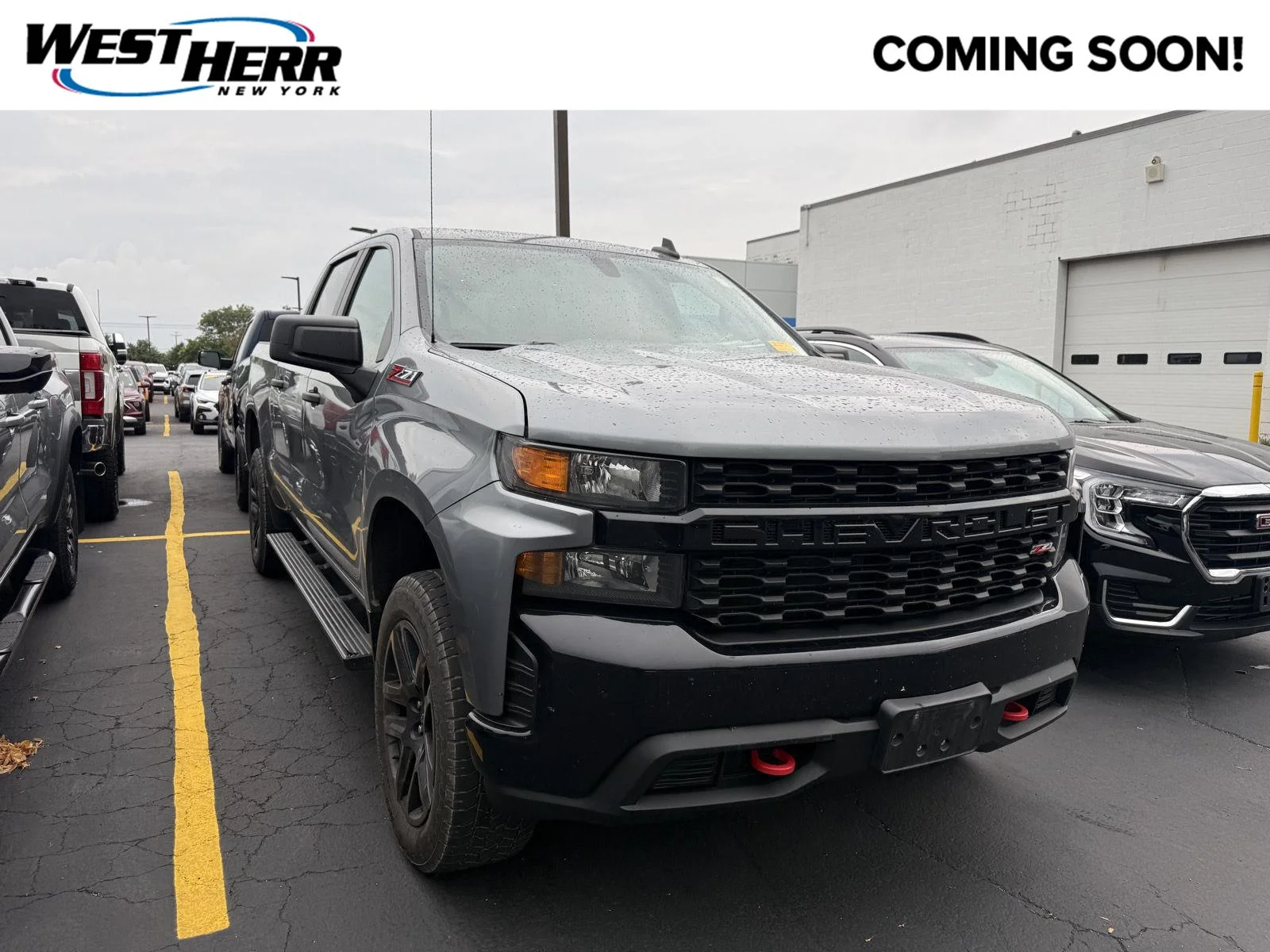 Used 2021 SATIN STEEL METALLIC Chevrolet Custom Trail Boss image 1