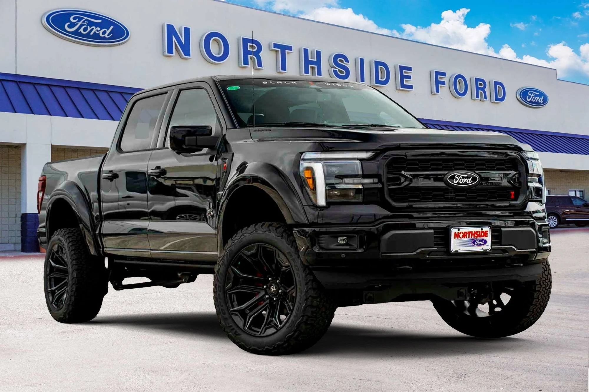 New 2026 Agate Black Metallic Ford LARIAT Black Widow image 1