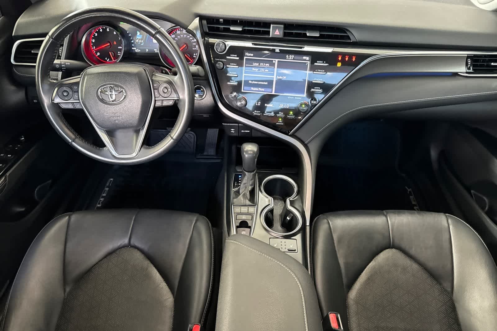 Used 2018 Blue Streak Metallic Toyota XSE image 1