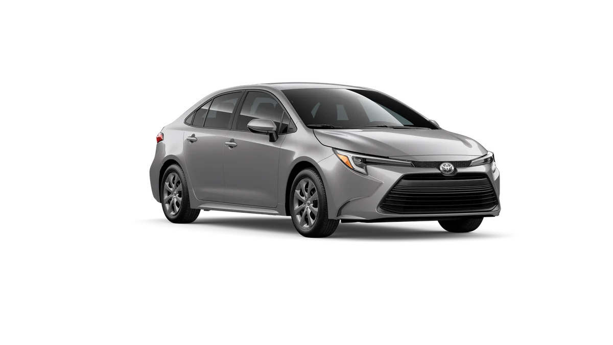 New 2027 Classic Silver Metallic Toyota Hybrid LE image 15