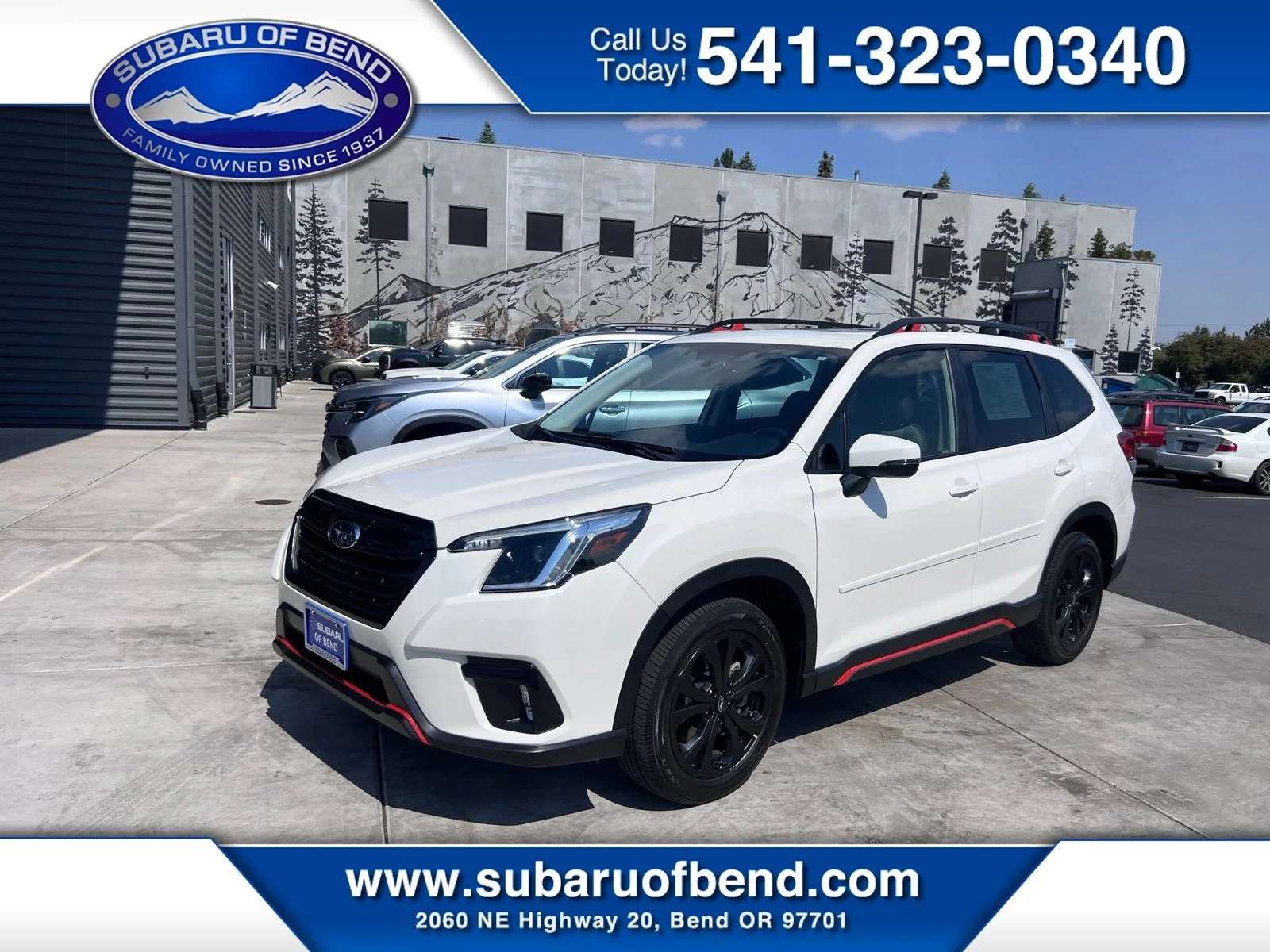 Used 2024 Crystal White Pearl Subaru Sport image 1