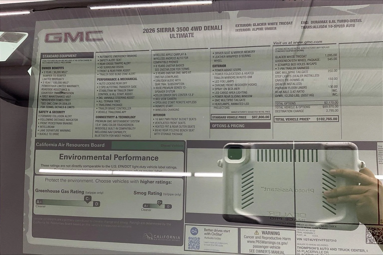 New 2026 Glacier White Tricoat GMC Denali Ultimate image 21