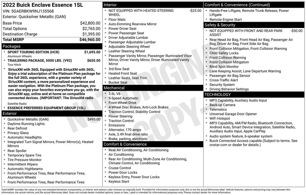 Used 2022 Silver Buick Essence image 22