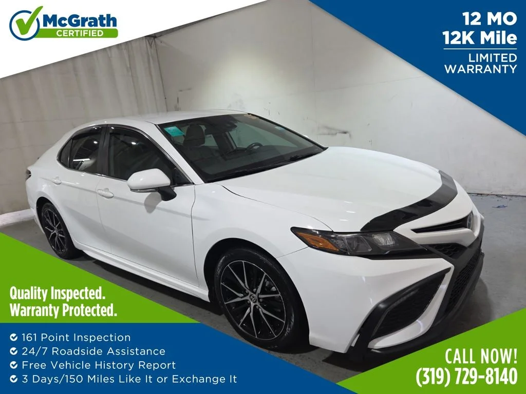 Used 2023 White Toyota SE image 1