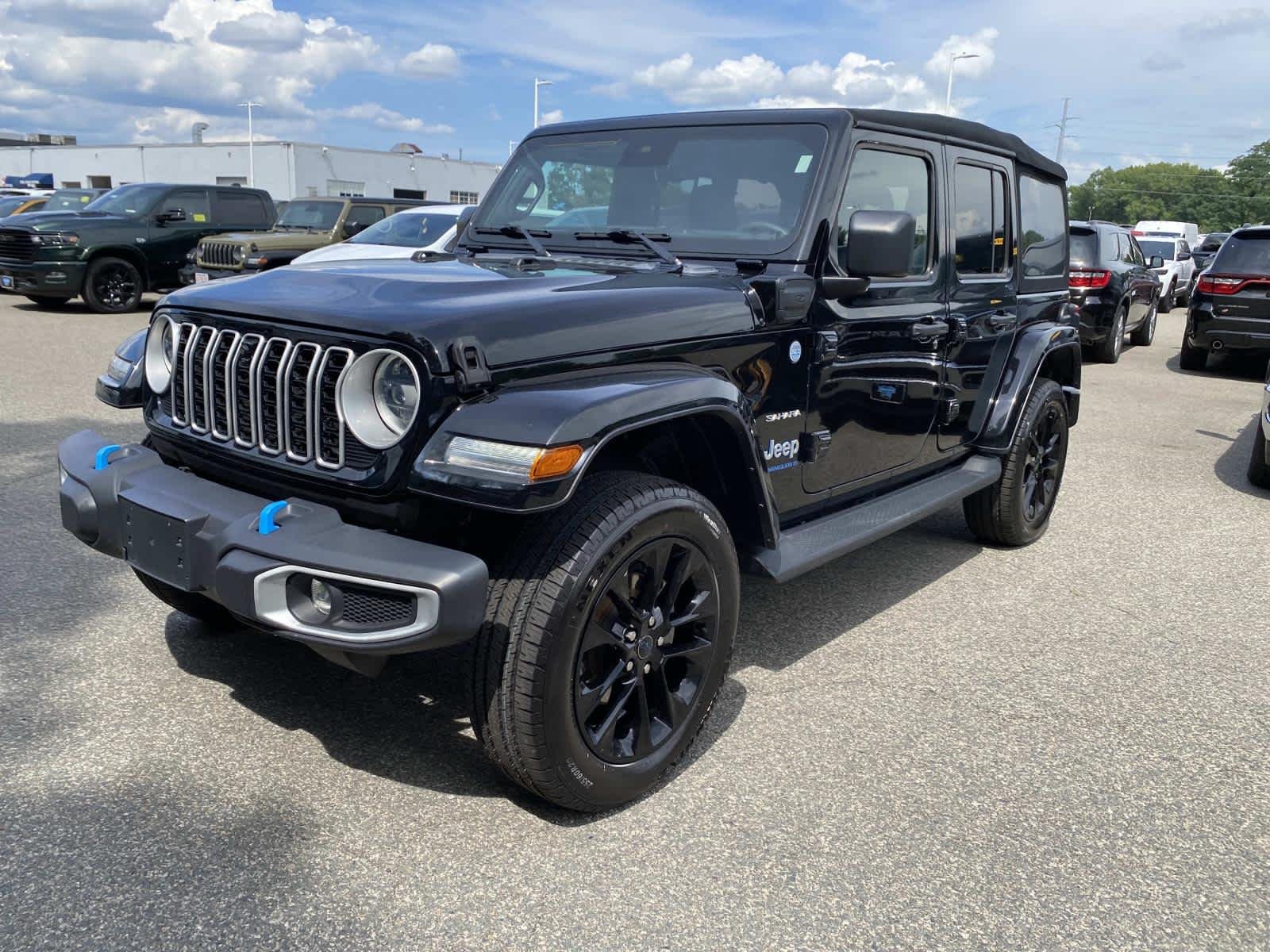 Certified Used 2024 Black Clearcoat Jeep Sahara image 8