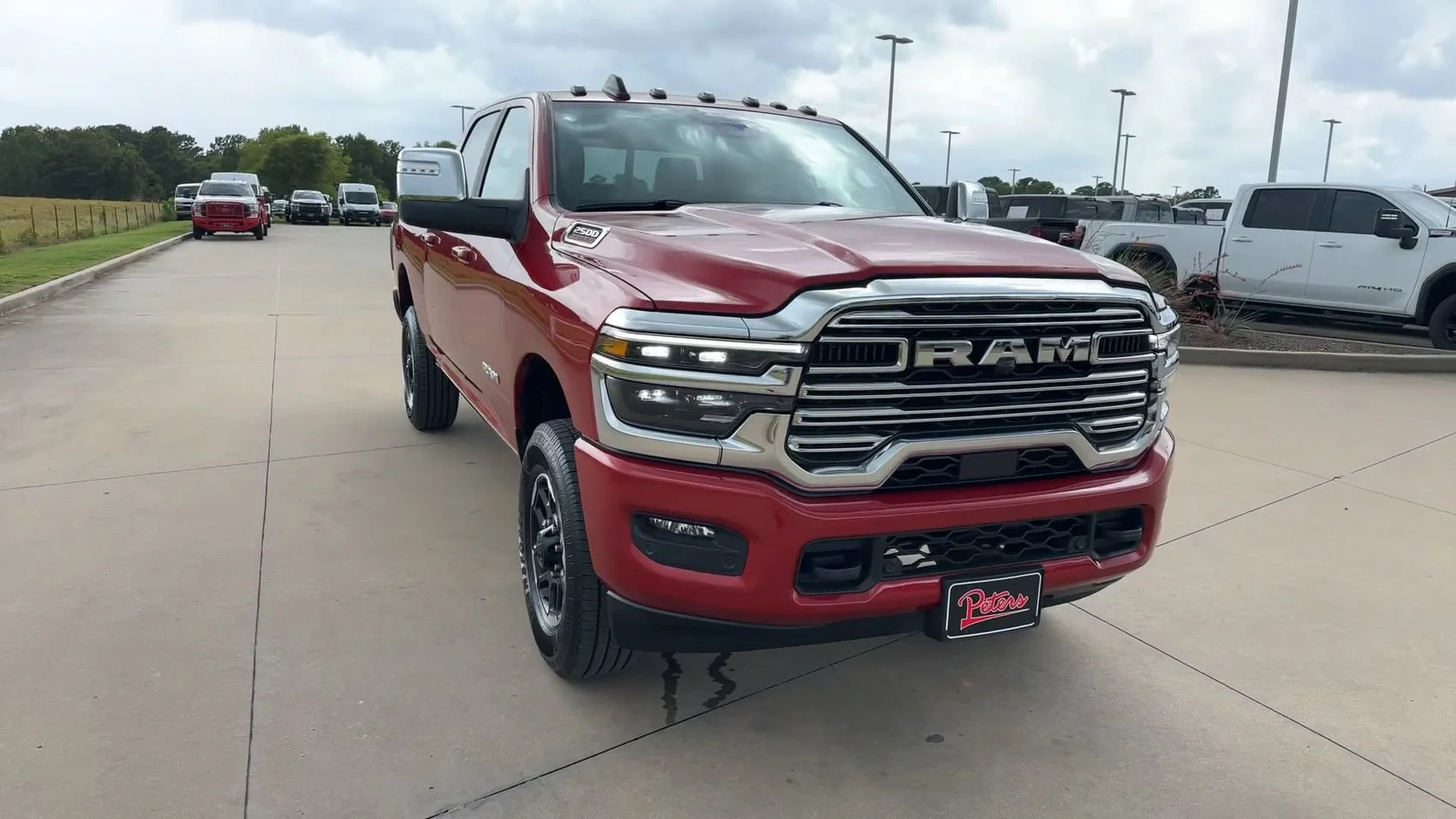 Used 2026 Molten Red Pearlcoat Ram Laramie image 3