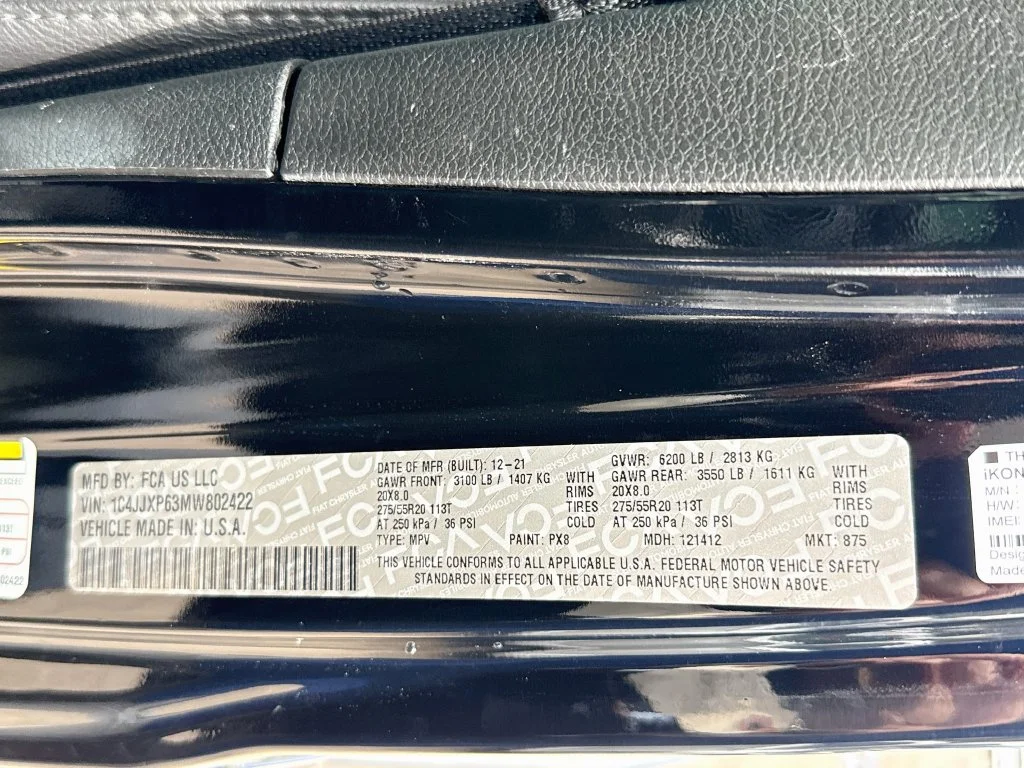 Used 2021 Black Jeep Unlimited Sahara 4xe image 37