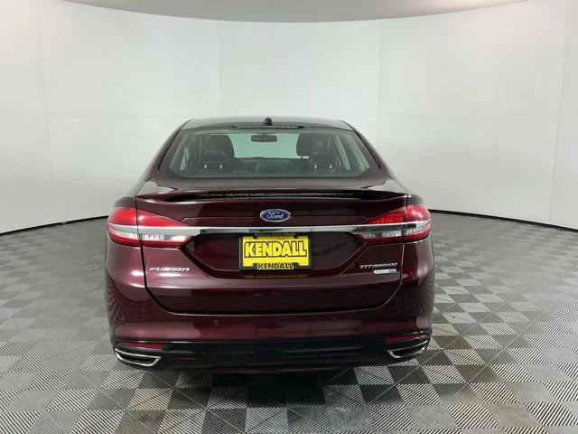 Used 2017 Burgundy Velvet Metallic Tinted Clearcoat Ford Titanium image 6