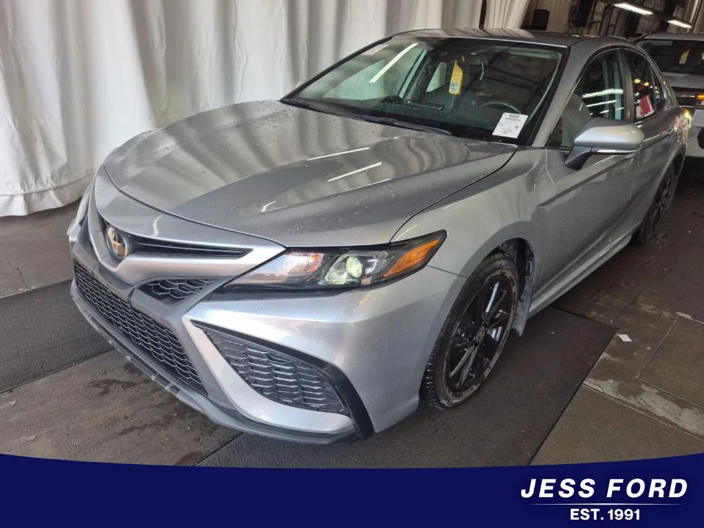 Used 2024 Celestial Silver Metallic Toyota SE image 1