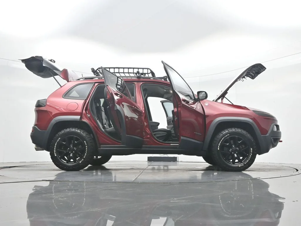 Used 2016 Deep Cherry Red Crystal Pearlcoat Jeep Trailhawk image 45