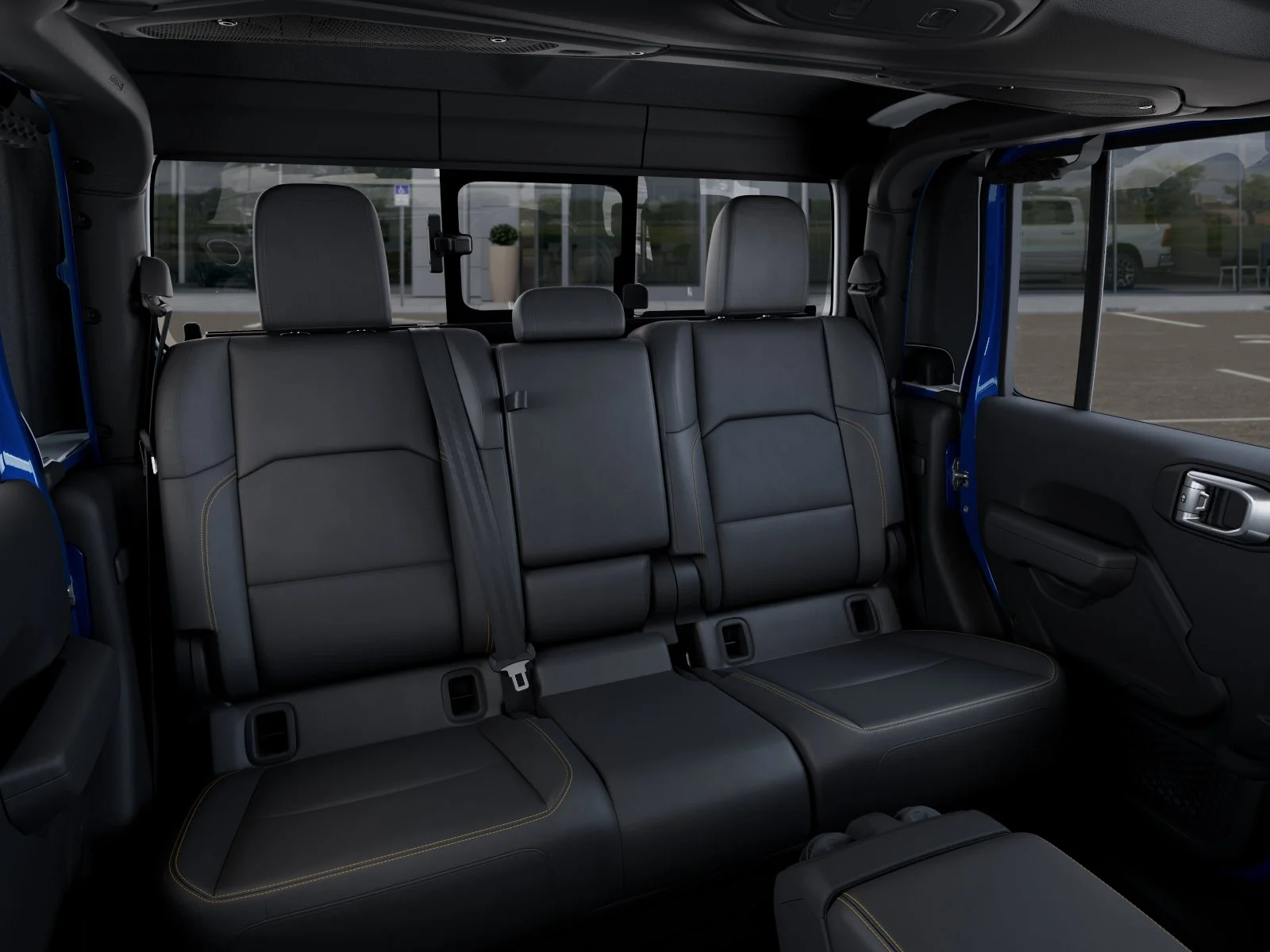 New 2026 Hydro Blue Pearl-Coat Exterior Paint Jeep Sahara image 15