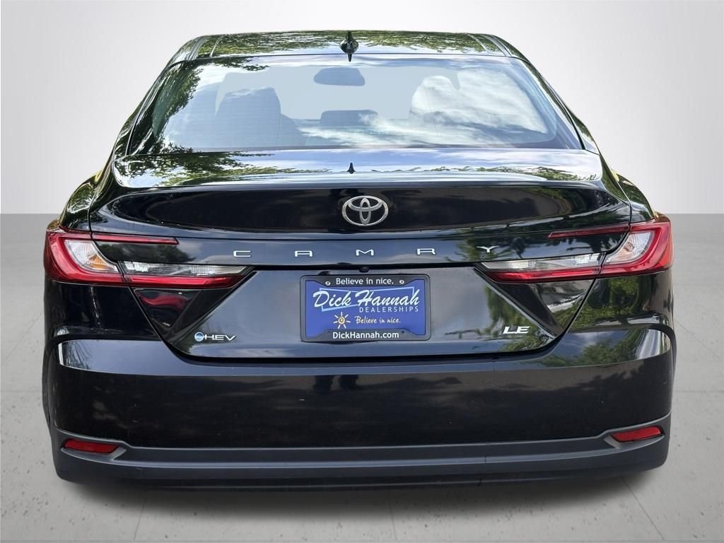 Used 2025 Midnight Black Metallic Toyota LE image 7