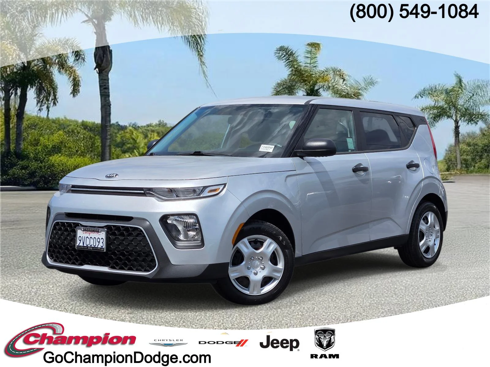 Used 2020 Sparkling Silver Kia LX Manual image 1
