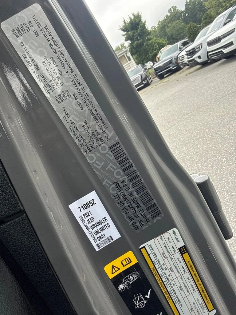Used 2021 Gray Jeep Unlimited Rubicon 392 image 24