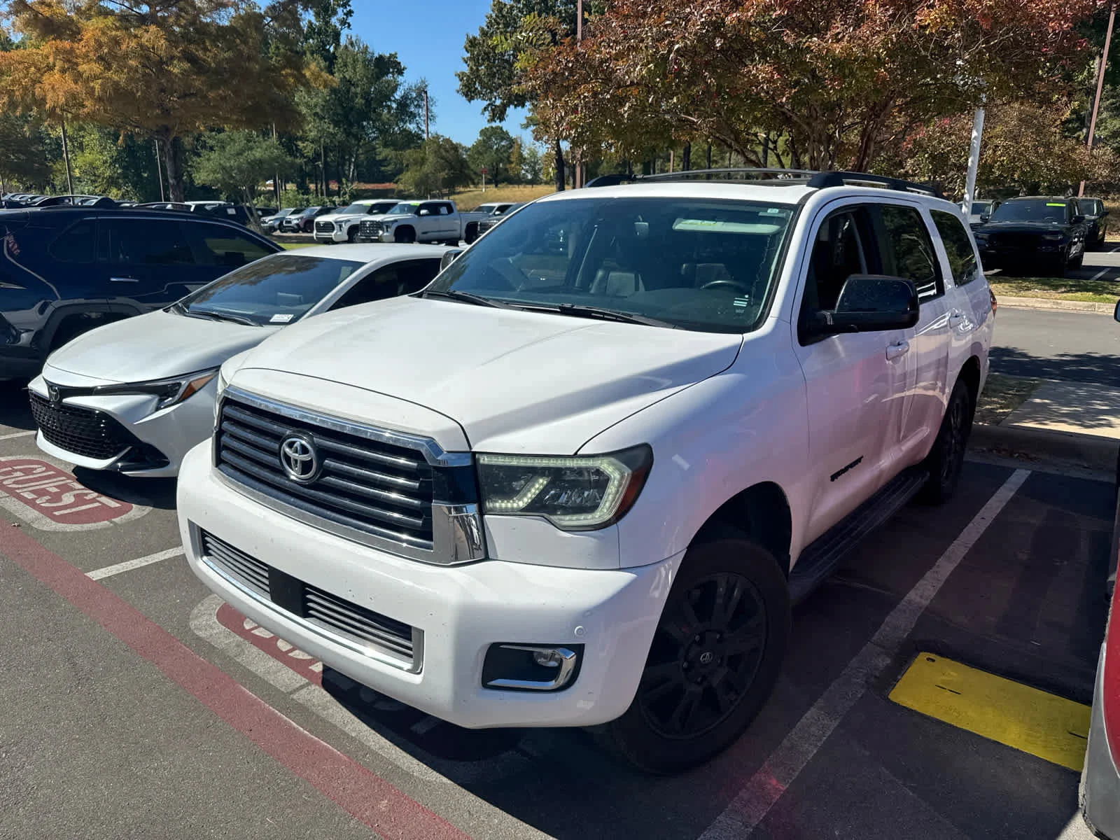 Used 2019 Super White Toyota TRD Sport image 2