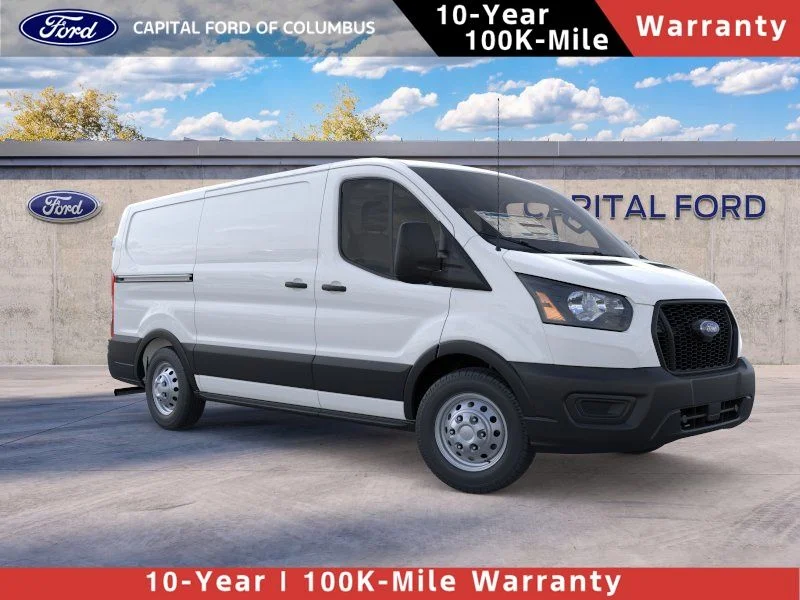 New 2025 Oxford White Ford Cargo Van image 1