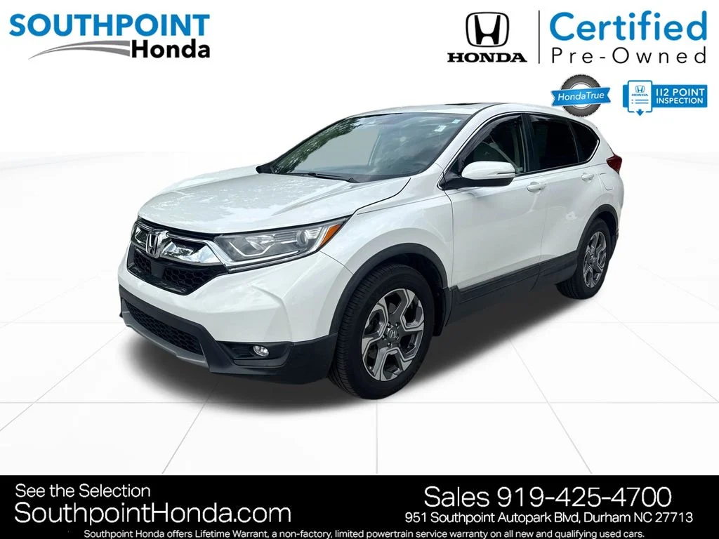 Certified Used 2019 Platinum White Pearl Honda EX-L image 3