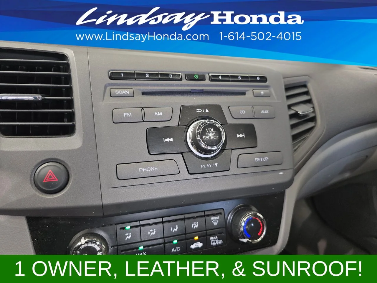 Used 2012 Polished Metal Metallic Honda EX-L image 17