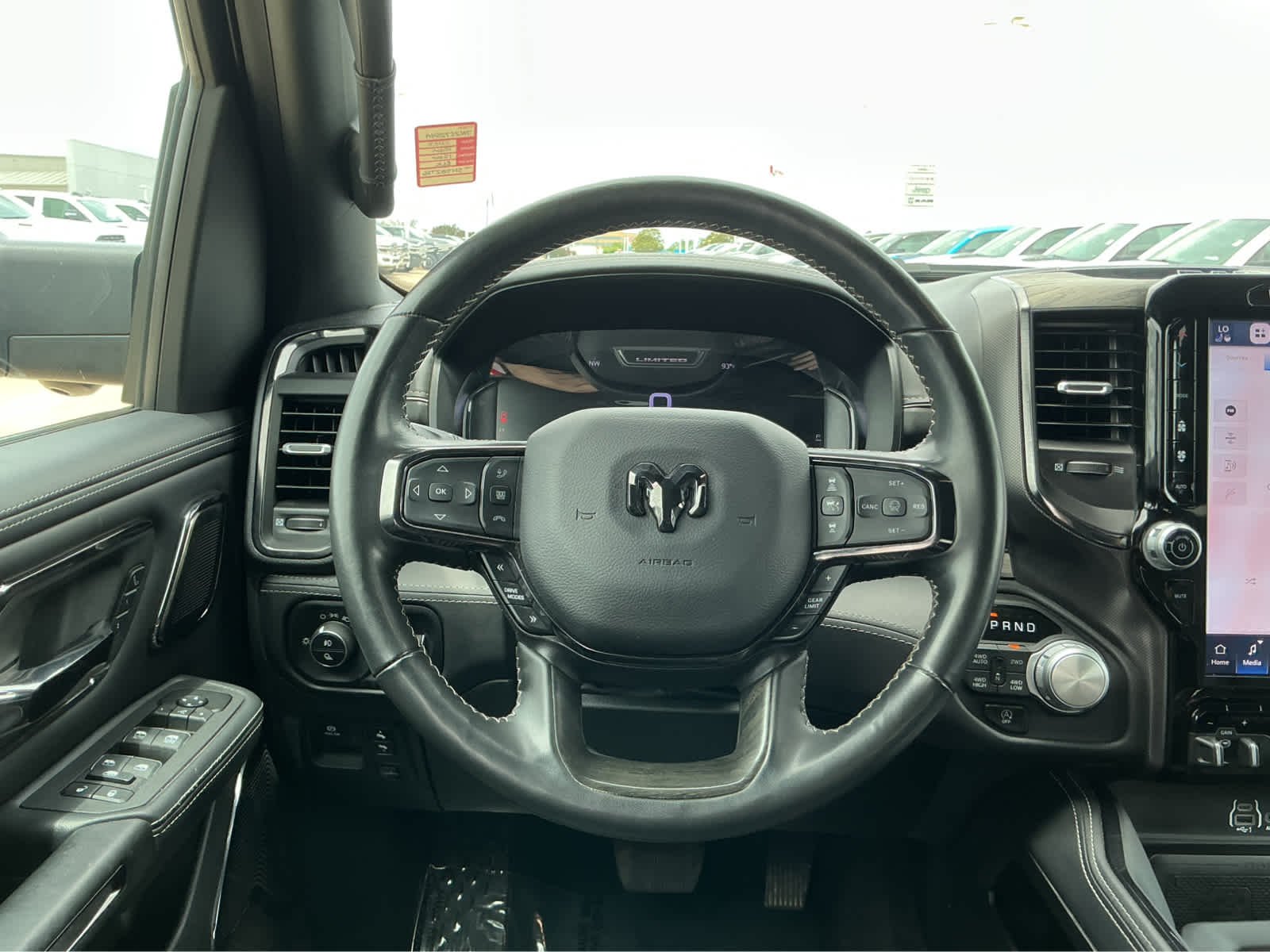 Used 2025 Diamond Black Crystal Pearlcoat Ram Limited image 27