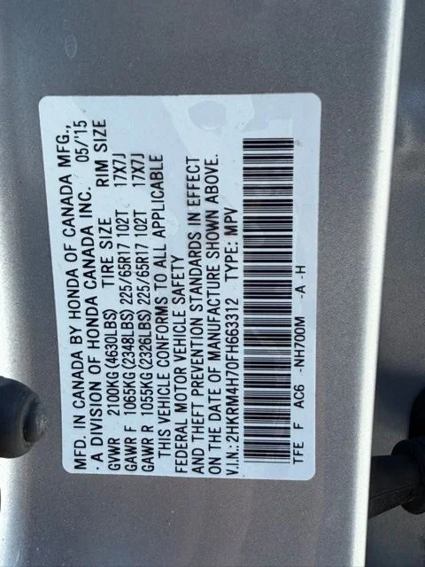 Used 2015 Gray Honda EX-L image 32