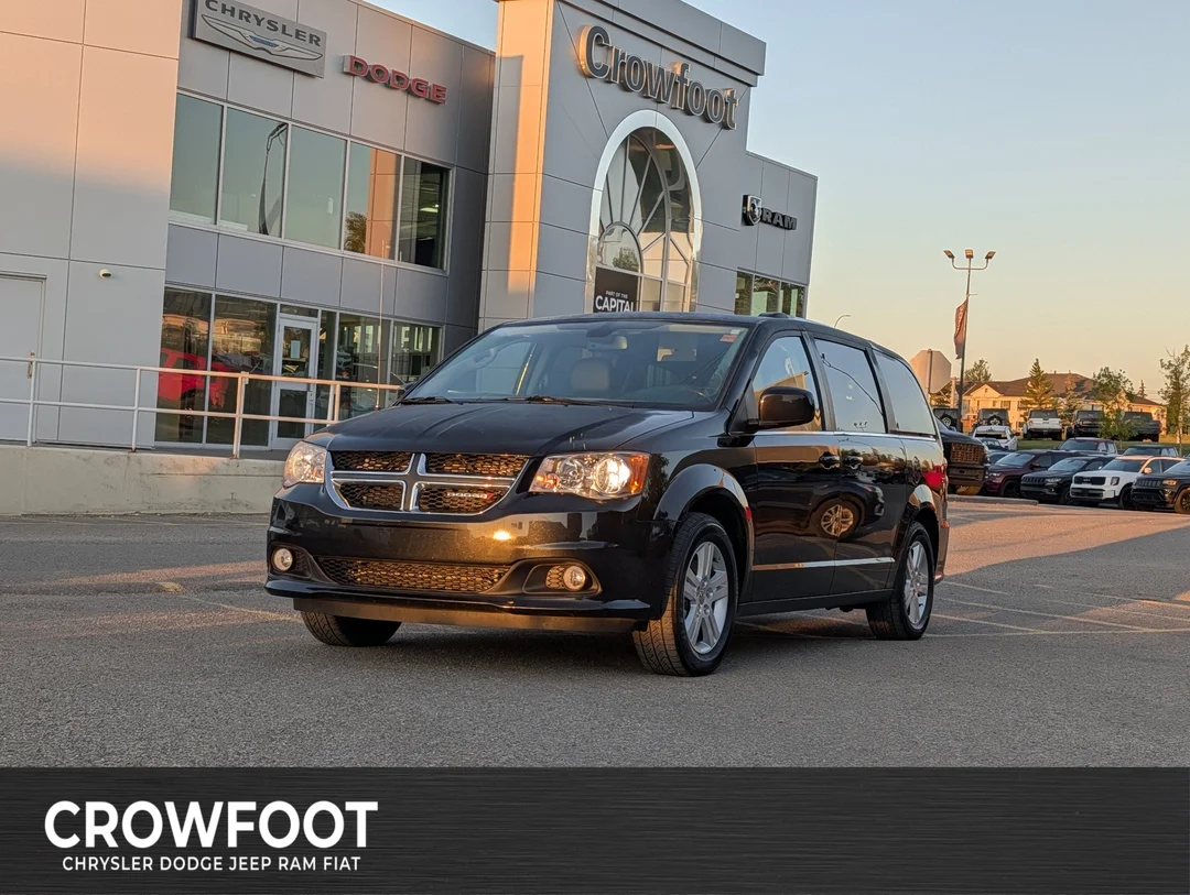 Used 2019 Black Dodge Crew Plus - - FWD - 3.6L V6 - Power Sliding Doors - Power Liftgate - Leather Seat & More! image 1
